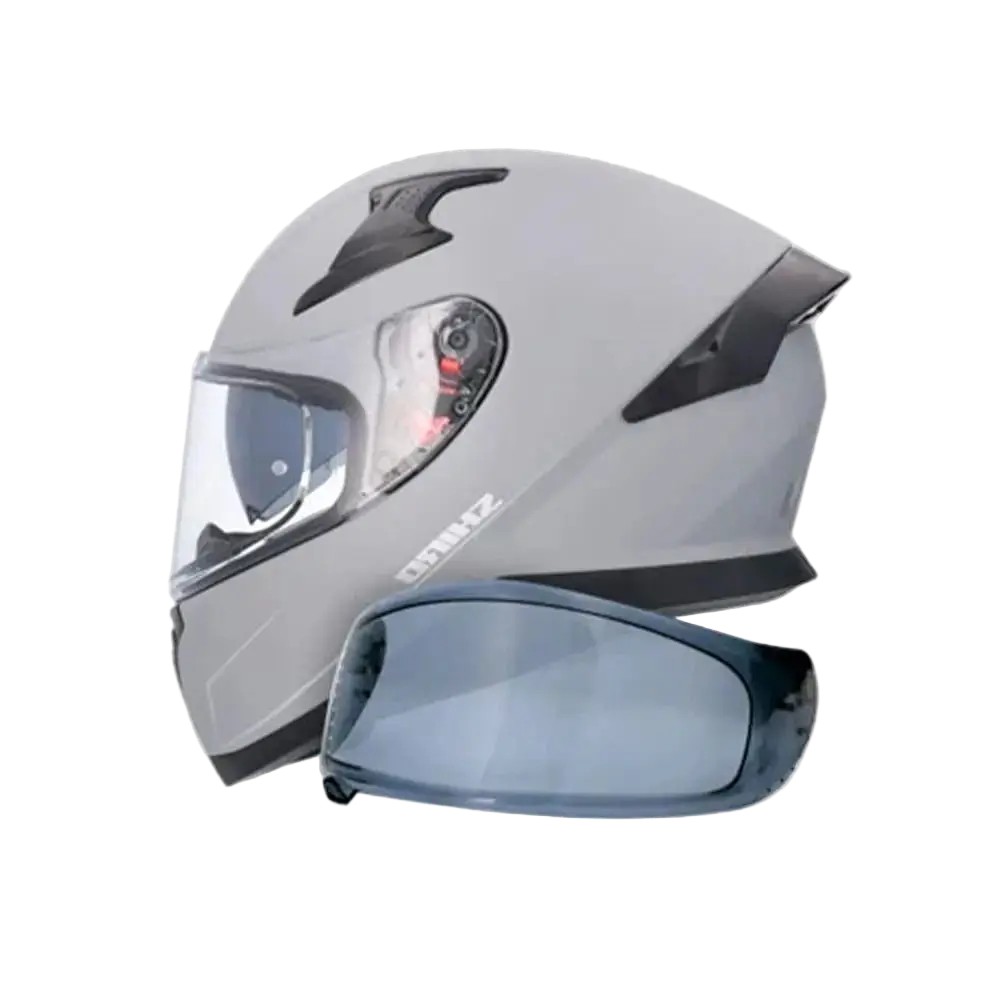 SHIRO Katana Solid Integrali Caschi Titanium Opaco 