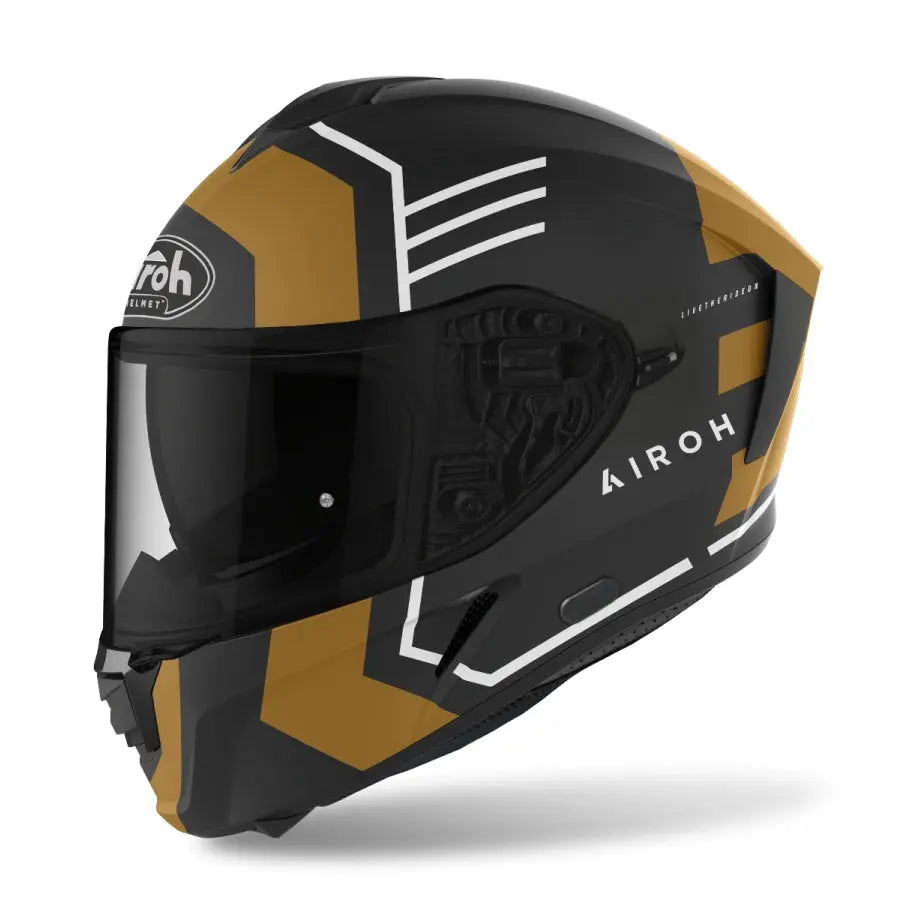 AIROH SCINTILLA BRIVIDO Moto Integrali Turismo Caschi Oro Opaco