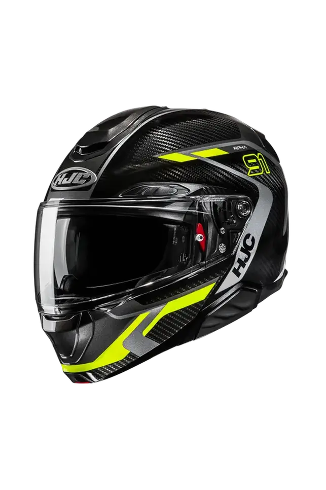 HJC RPHA 91 CARBON LAGOS MC3H Moto Modular Caschi Giallo 