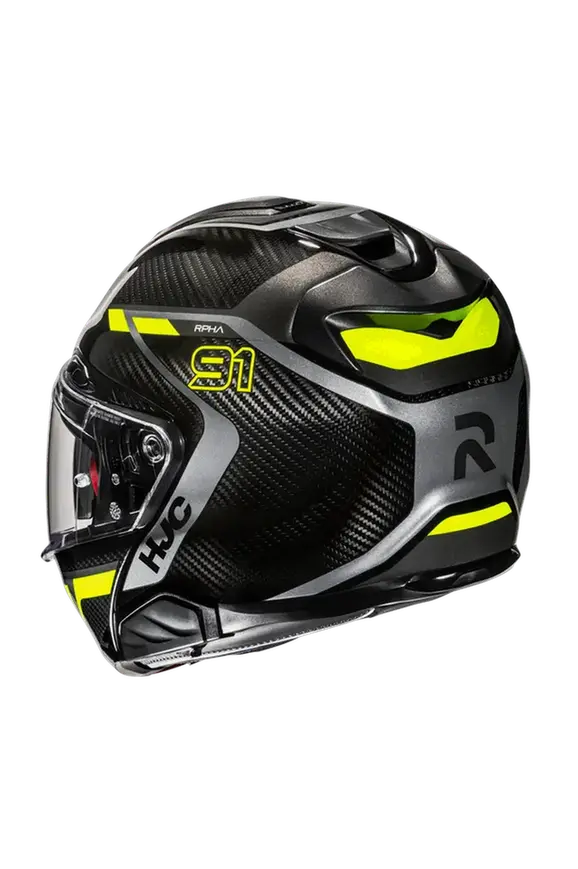 HJC RPHA 91 CARBON LAGOS MC3H Moto Modular Caschi Giallo 