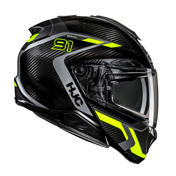 HJC RPHA 91 CARBON LAGOS MC3H Moto Modular Caschi Giallo