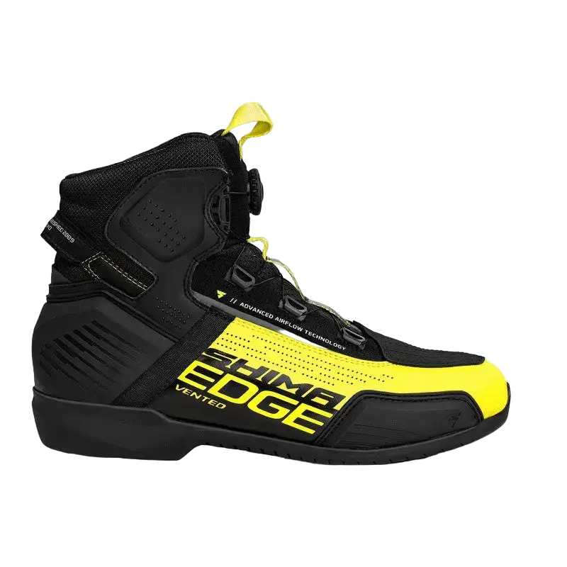 SHIMA STIVALI EDGE VENTED UOMO NERO GIALLO FLUO 
