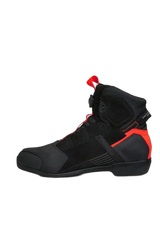 SHIMA EDGE VENTED SCARPE DA MOTO URBAN UOMO NERO ROSSO 