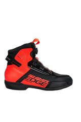 SHIMA EDGE VENTED SCARPE DA MOTO URBAN UOMO NERO ROSSO 