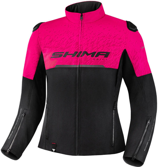SHIMA Drift Signore Cappuccio NERO ROSA