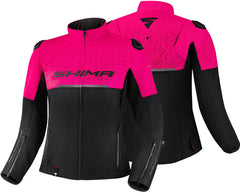 SHIMA Drift Signore Cappuccio NERO ROSA