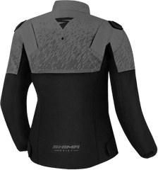SHIMA Drift Giacca moto tessuto donna NERO GRIGIO 