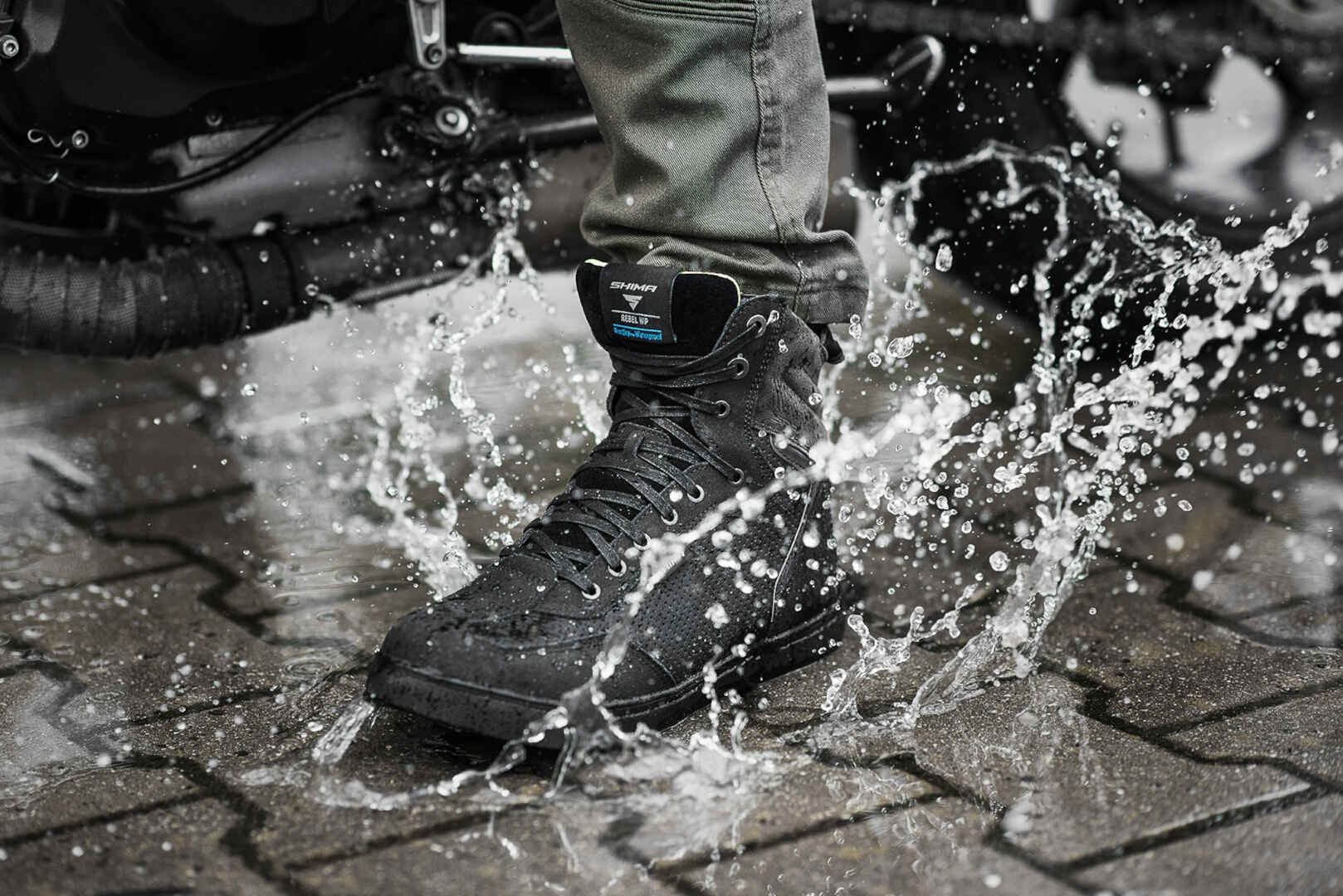 SHIMA REBEL WP MEN  BOOTS BLACK - SECURTEX MOTOR S.L (t/a MaximoMoto)