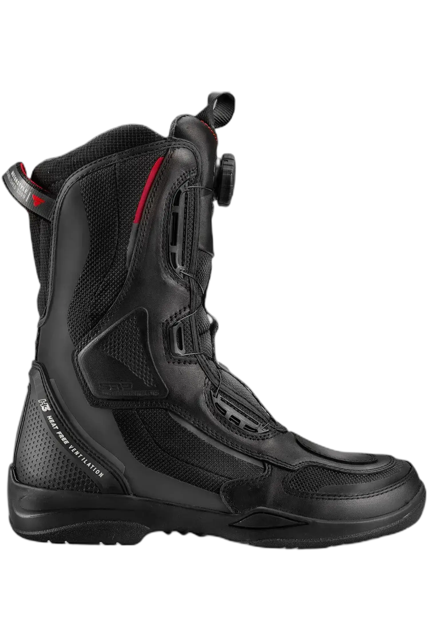 SHIMA STRATO LADY – Stivali da Moto Donna Nero/Rosso 