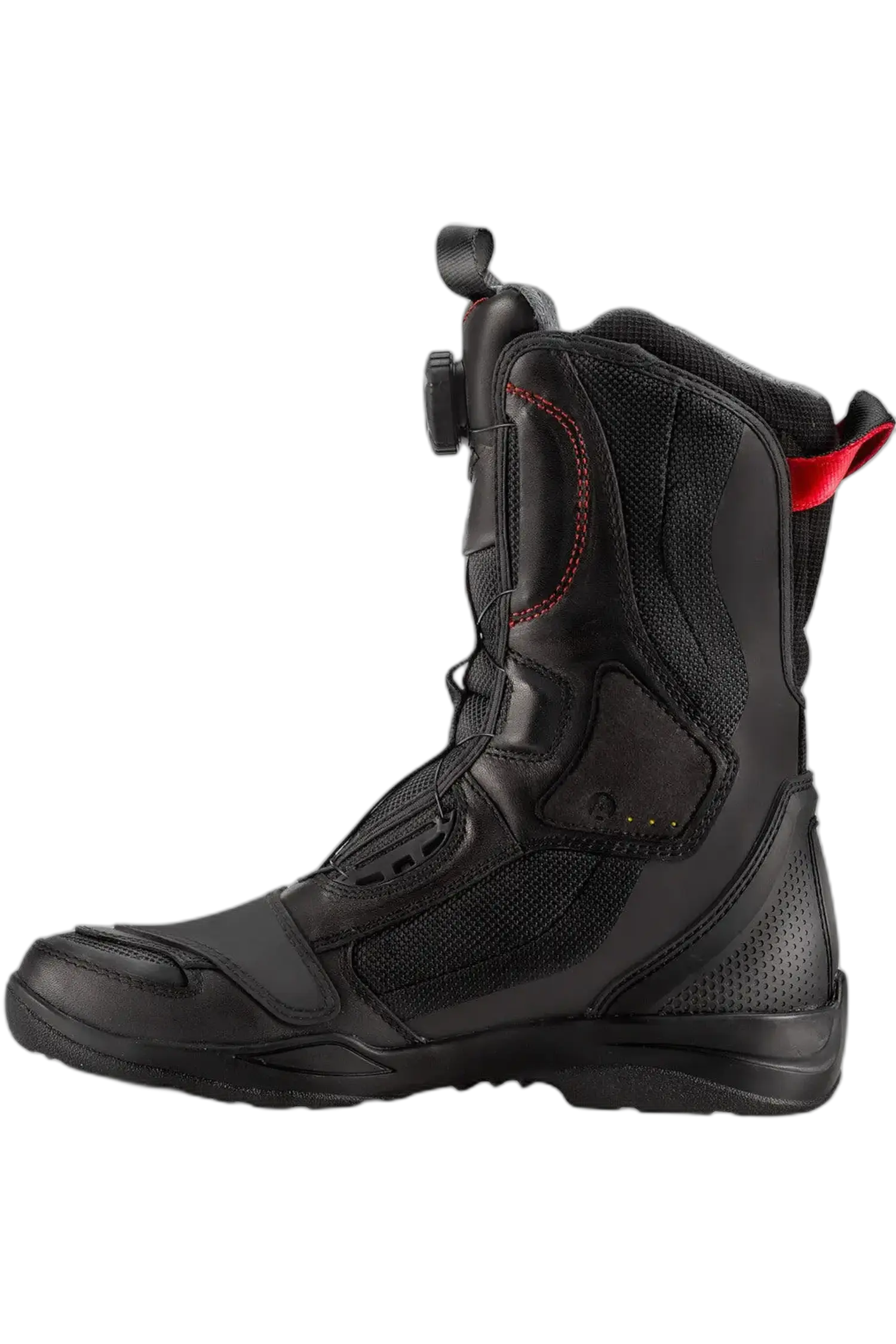 SHIMA STRATO STIVALI DA MOTO URBANO UOMO NERO ROSSO 