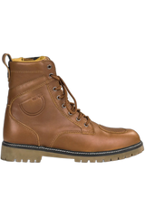 SHIMA THOMSON UOMO MOTO PELLE STIVALI MARRONE 