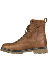 SHIMA THOMSON UOMO MOTO PELLE STIVALI MARRONE 