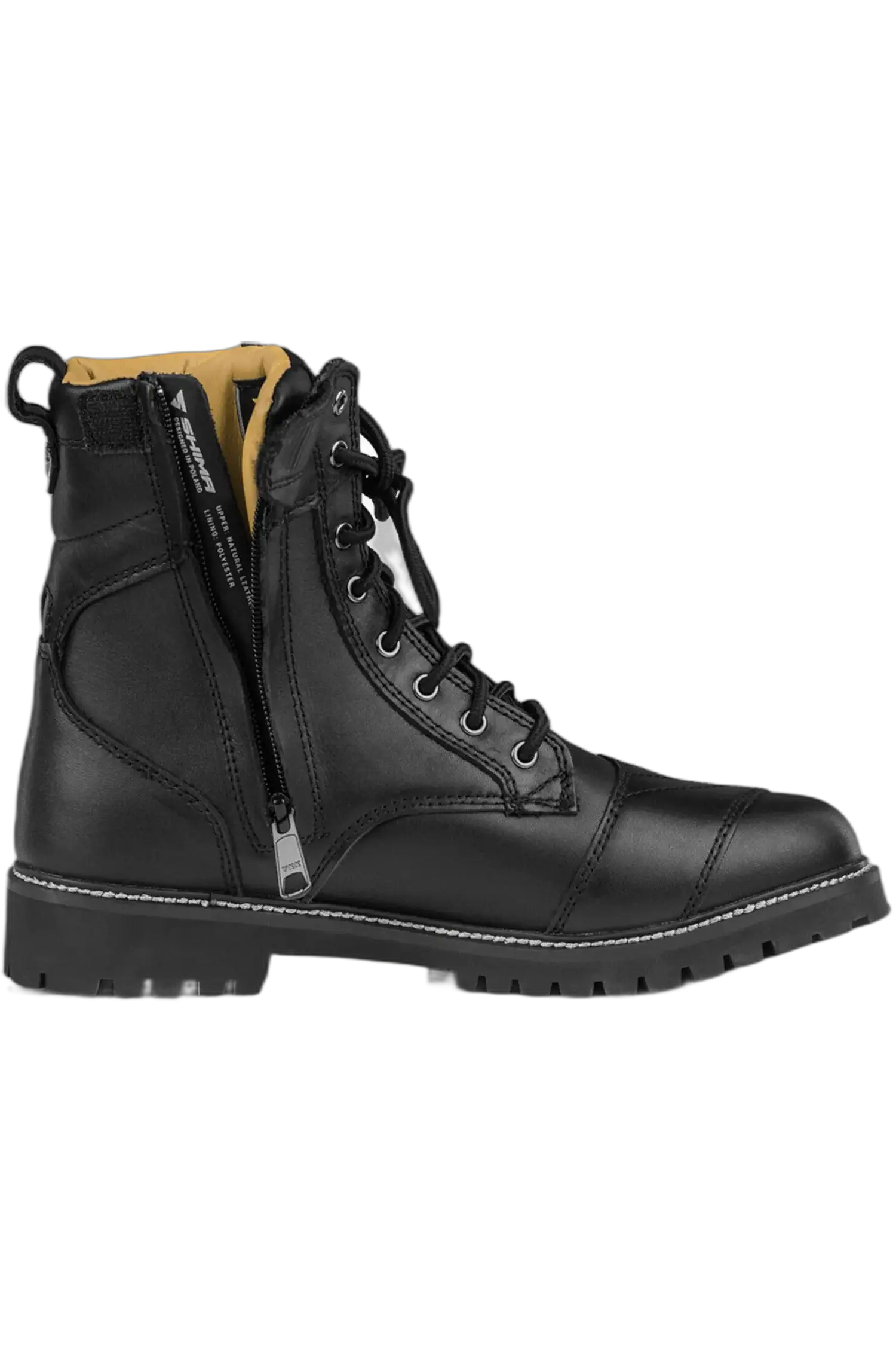 SHIMA THOMSON DONNA MOTO PELLE STIVALI NERO 