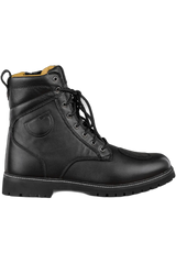 SHIMA THOMSON UOMO MOTO PELLE STIVALI NERO 