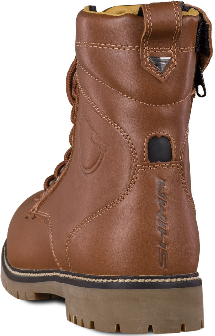 SHIMA THOMSON UOMO MOTO STIVALI MARRONE