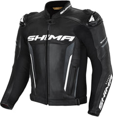 SHIMA Bandit motociclista pelle Giacca Nera