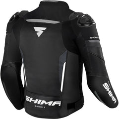 SHIMA Bandit motociclista pelle Giacca Nera