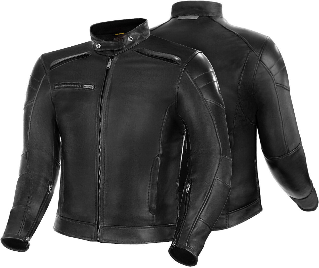 SHIMA Blake Uomo motociclista pelle Giacca Nera