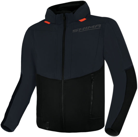 SHIMA DAYBREAKER UOMO GIACCA TESSUTO IMPERMEABILE Grigio Nero