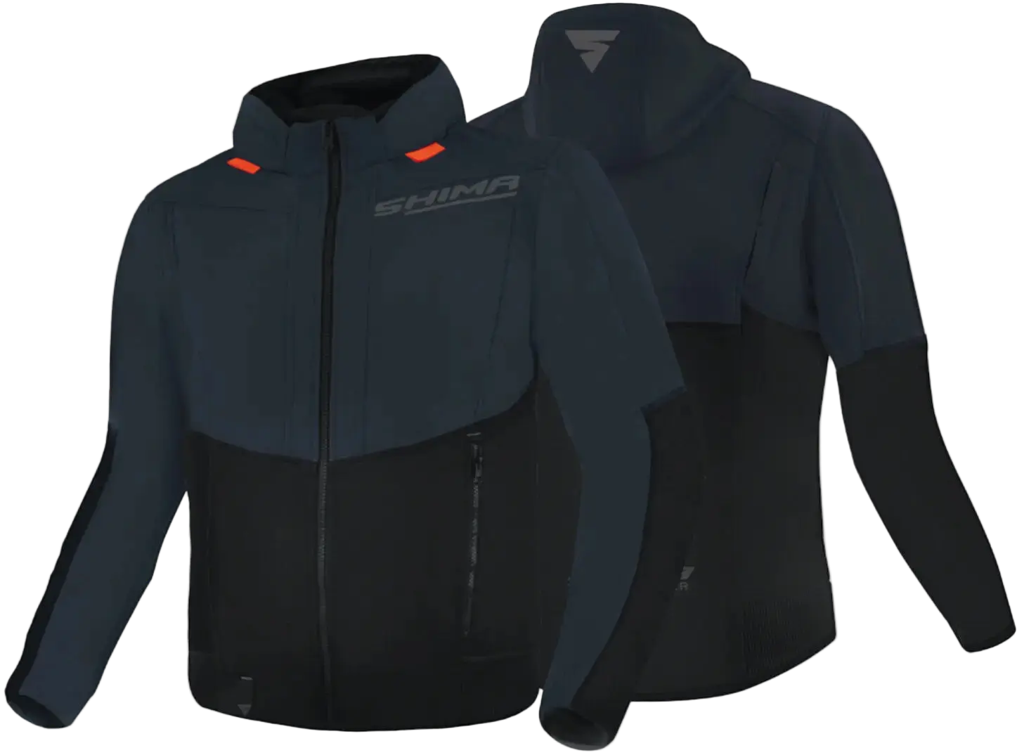 SHIMA DAYBREAKER UOMO GIACCA TESSUTO IMPERMEABILE Grigio Nero 