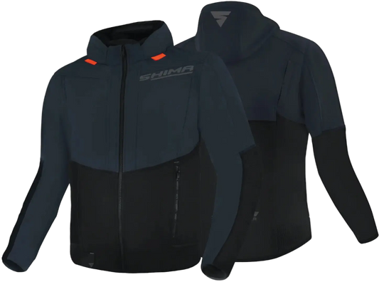 SHIMA DAYBREAKER UOMO GIACCA TESSUTO IMPERMEABILE Grigio Nero 