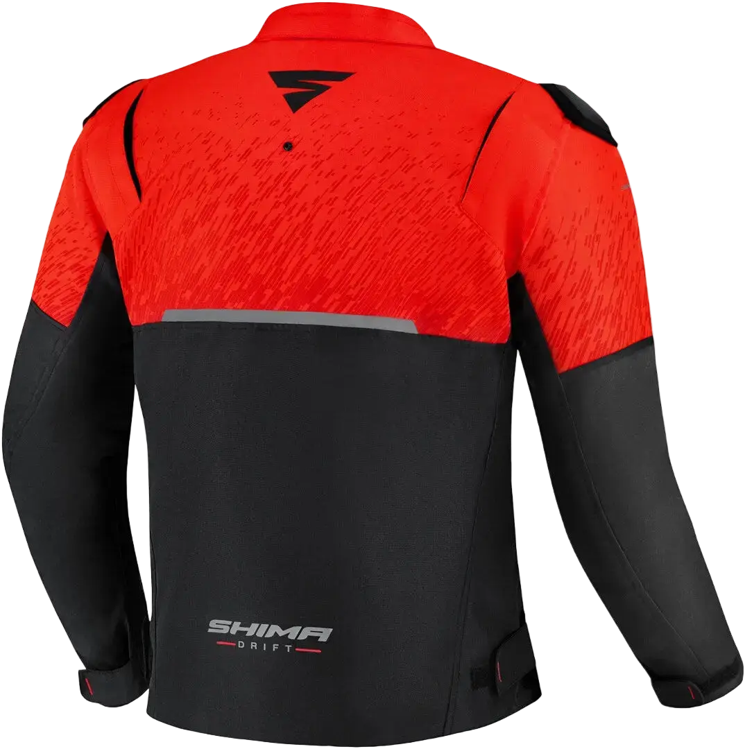 SHIMA Drift Giacca Tessuto uomo moto Rossa 