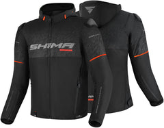 SHIMA Drift Giacca tessuto per moto BLK