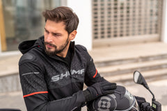 SHIMA Drift Giacca tessuto per moto BLK
