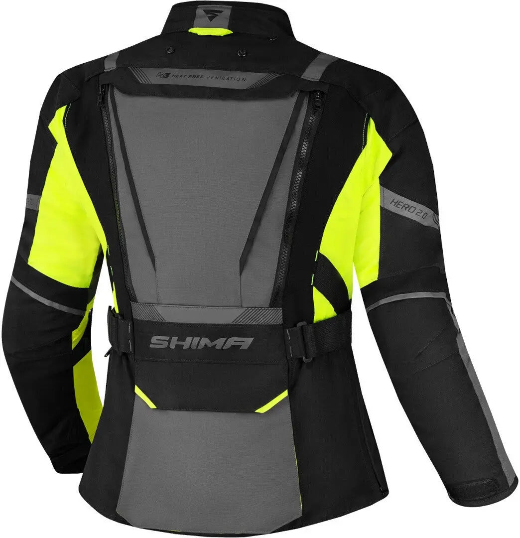 SHIMA HERO 2.0 DONNA GIACCHE NERO GRIGIO GIALLO FLUO
