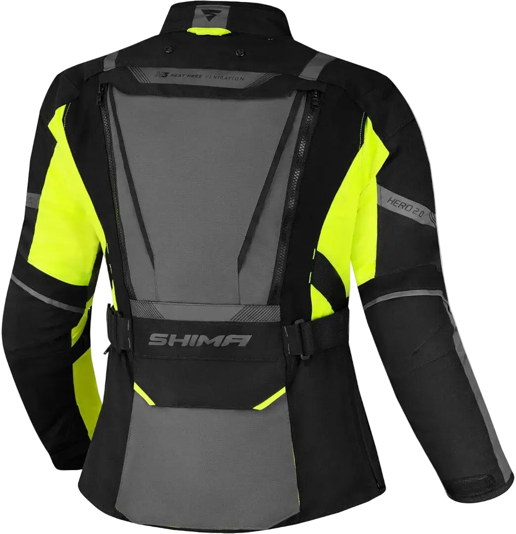 SHIMA HERO 2.0 DONNA GIACCHE NERO GRIGIO GIALLO FLUO 
