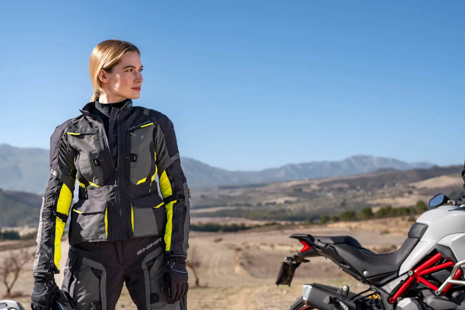 SHIMA HERO 2.0 DONNA GIACCHE NERO GRIGIO GIALLO FLUO