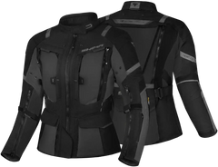 SHIMA HERO 2.0 donna Giacca moto impermeabile tessuto donna Nera 