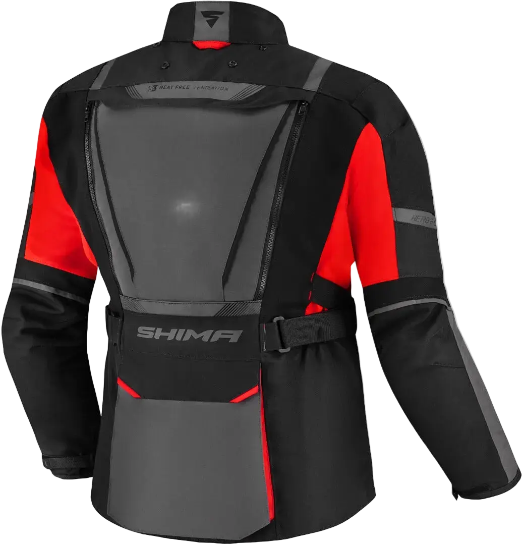 SHIMA HERO 2.0 MEN JACKET Nero/Rosso 