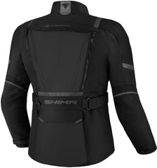 SHIMA Rush 2.0 moto impermeabile tessuto donna Giacca Nera