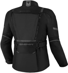 SHIMA Rush 2.0 moto impermeabile tessuto donna Giacca Nera 