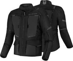 SHIMA Rush 2.0 moto impermeabile tessuto donna Giacca Nera