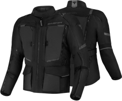 SHIMA Rush 2.0 moto impermeabile tessuto donna Giacca Nera 