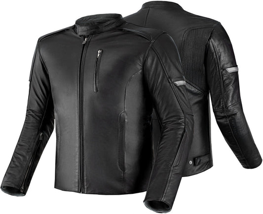 SHIMA Hunter+ 2.0 Giacca pelle moto NERA