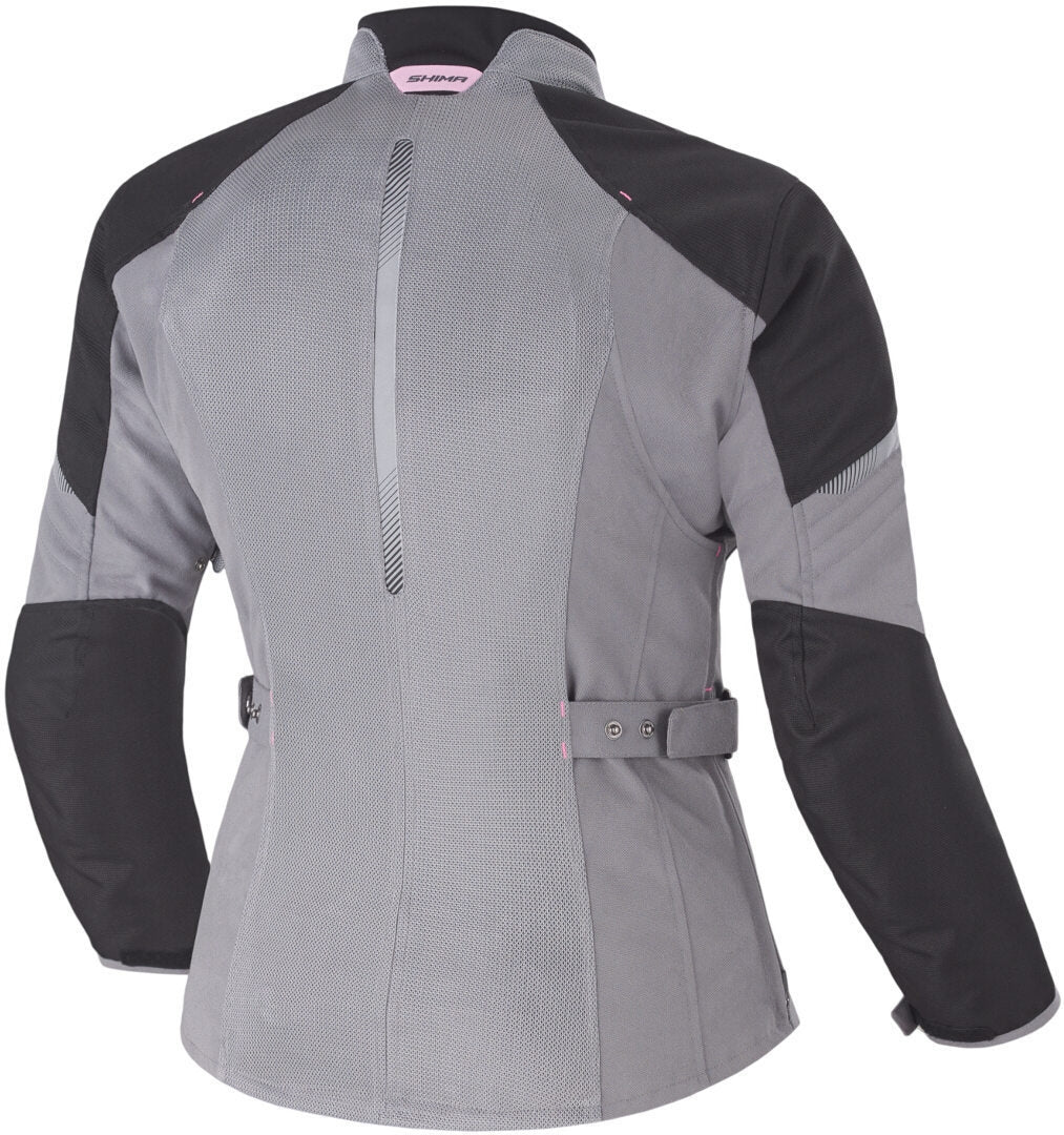 SHIMA Jet donna moto impermeabile tessuto Giacca Grigio