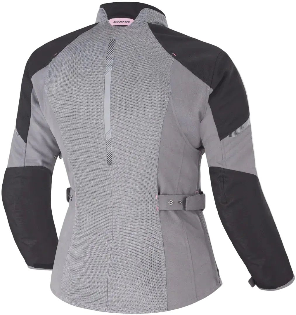 SHIMA Jet donna moto impermeabile tessuto Giacca Grigio 