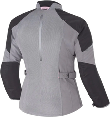 SHIMA Jet donna moto impermeabile tessuto Giacca Grigio 