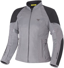SHIMA Jet donna moto impermeabile tessuto Giacca Grigio