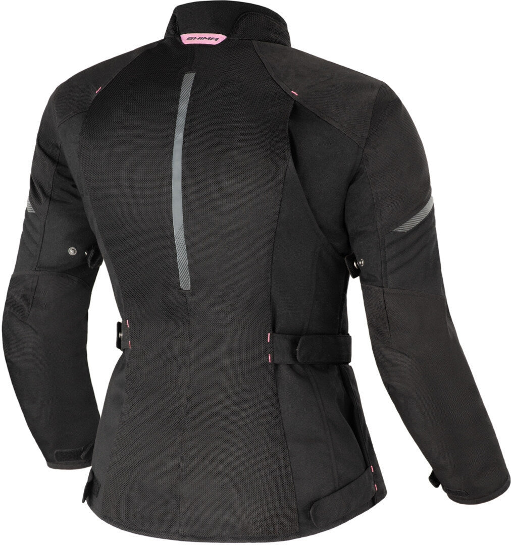 SHIMA Jet impermeabile donna moto tessuto Giacca Nero