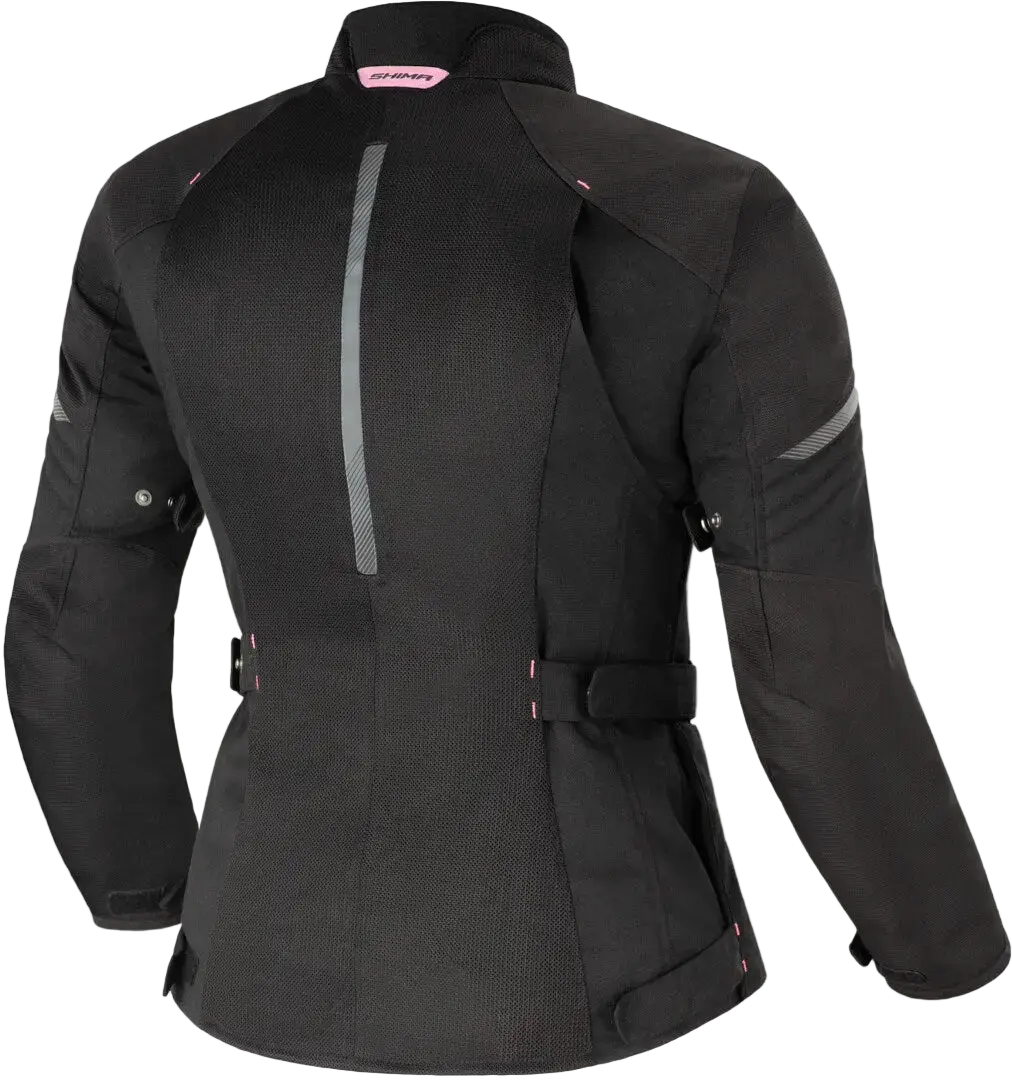 SHIMA Jet impermeabile donna moto tessuto Giacca Nero 