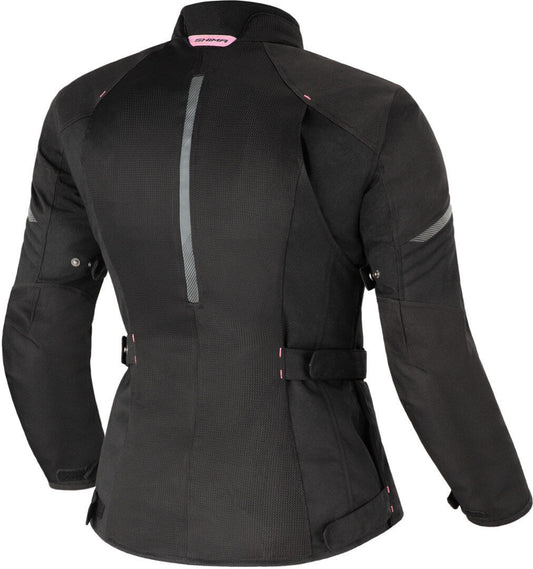 SHIMA Jet impermeabile donna moto tessuto Giacca Nero