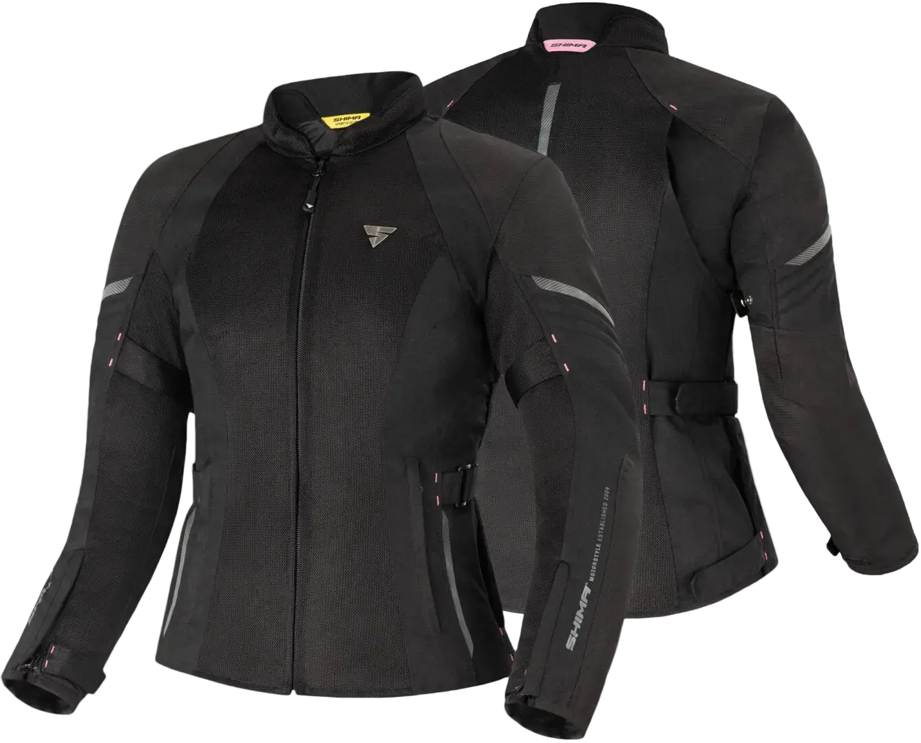 SHIMA Jet impermeabile donna moto tessuto Giacca Nero 