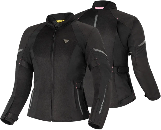 SHIMA Jet impermeabile donna moto tessuto Giacca Nero 