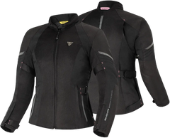 SHIMA Jet impermeabile donna moto tessuto Giacca Nero 