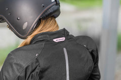 SHIMA Jet impermeabile donna moto tessuto Giacca Nero