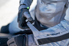 SHIMA Jet impermeabile moto tessuto Giacca Grigio
